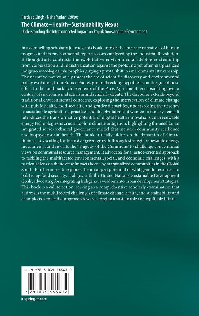 Weitere Ansicht: The Climate-Health-Sustainability Nexus