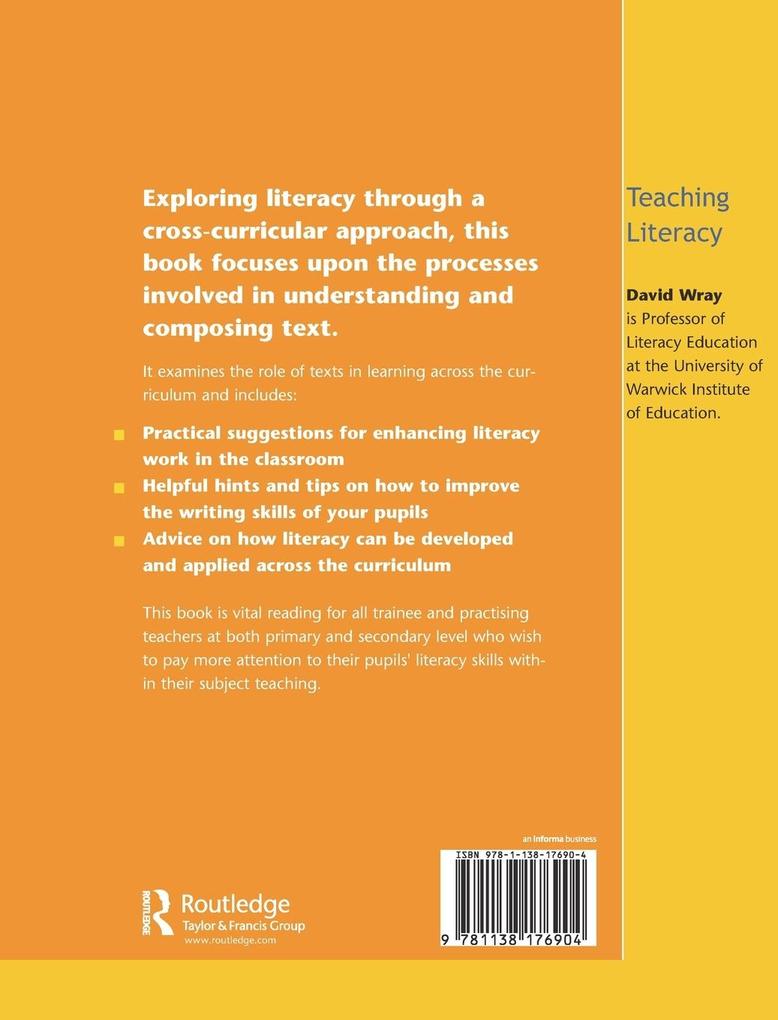 Weitere Ansicht: Teaching and Learning Literacy | David Wray