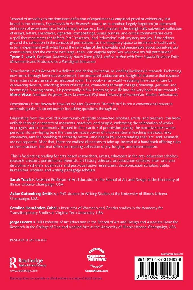 Weitere Ansicht: Experiments in Art Research