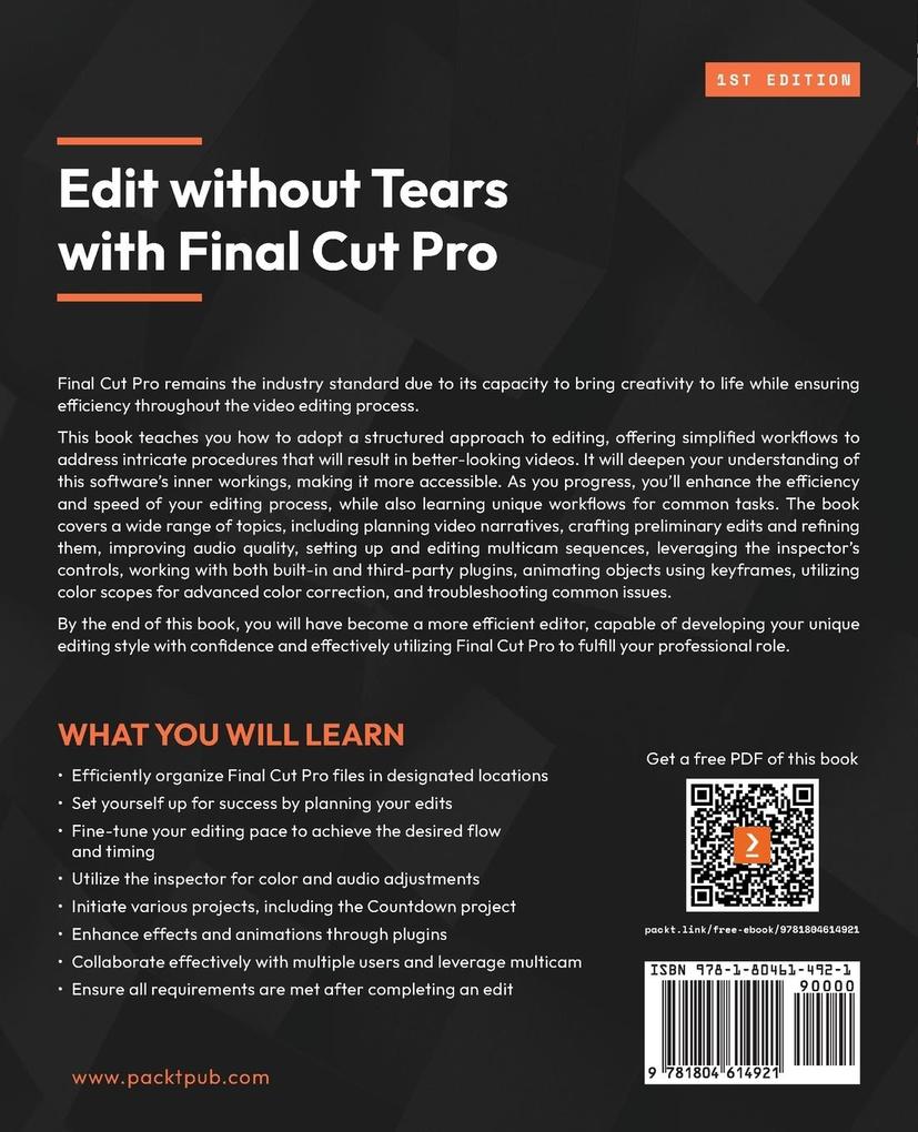 Weitere Ansicht: Edit without Tears with Final Cut Pro | Bruce G. Macbryde