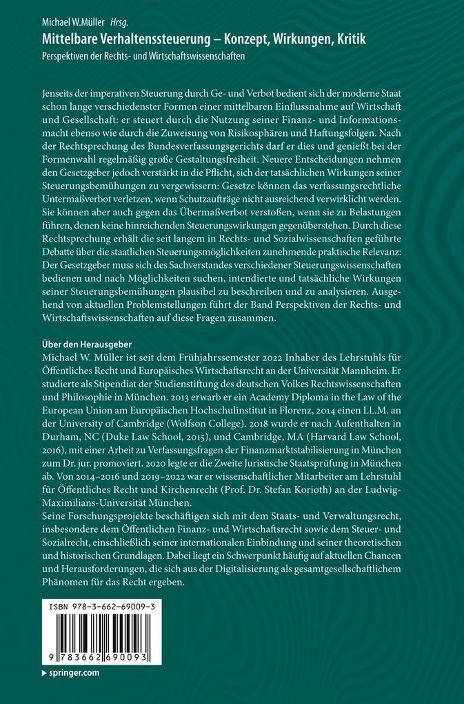 Weitere Ansicht: Mittelbare Verhaltenssteuerung - Konzept, Wirkungen, Kritik