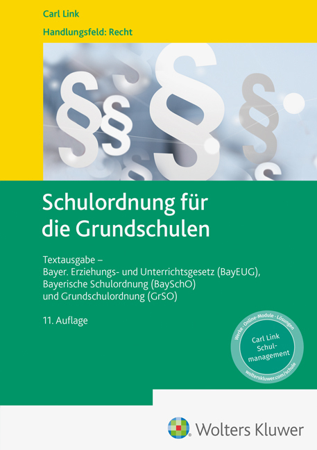 Produktbild: Schulordnung für die Grundschulen