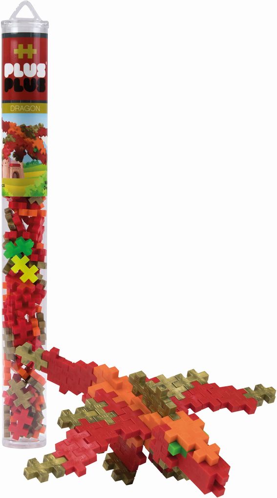 Produktbild: Plus-Plus - 100 Kreativ Bausteine Drache