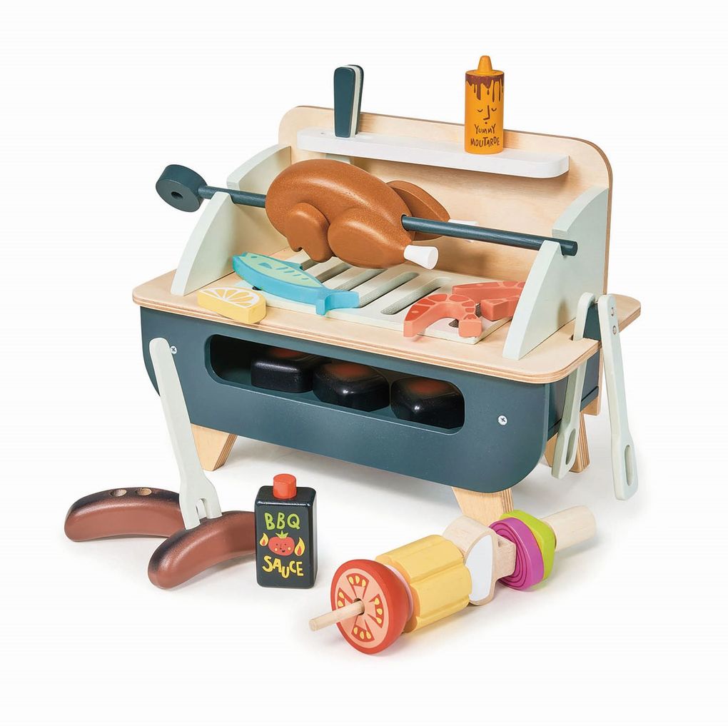 Produktbild: Tender leaf Toys - Holzgrill Spielset