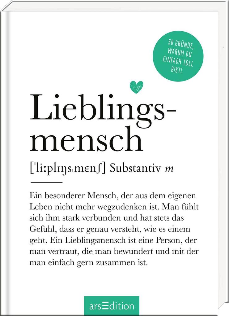 Produktbild: Lieblingsmensch (Substantiv, m)