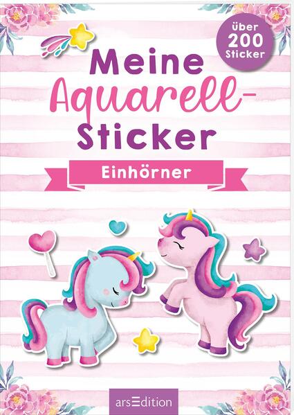 Produktbild: Meine Aquarell-Sticker - Einhörner