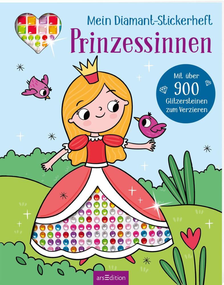 Produktbild: Mein Diamant-Stickerheft - Prinzessinnen