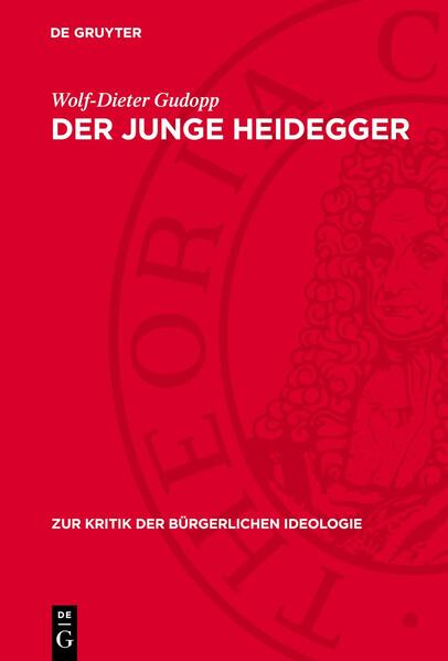 Produktbild: Der junge Heidegger | Wolf-Dieter Gudopp