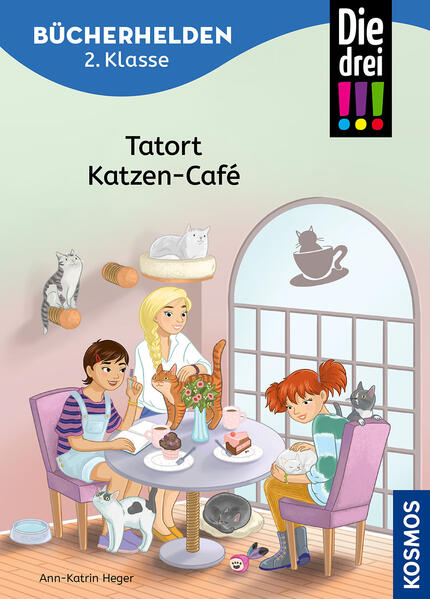 Produktbild: Die drei !!!, Bücherhelden 2. Klasse, Tatort Katzen-Café | Ann-Katrin Heger