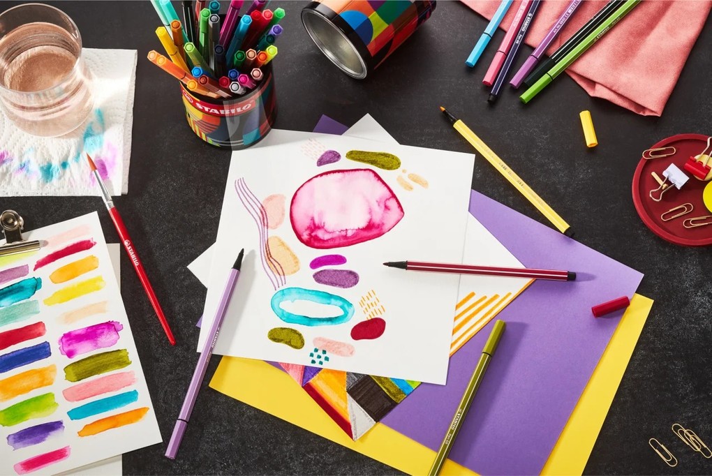 Weitere Ansicht: STABILO Filzstift Pen 68 ARTY 45er Metalldose