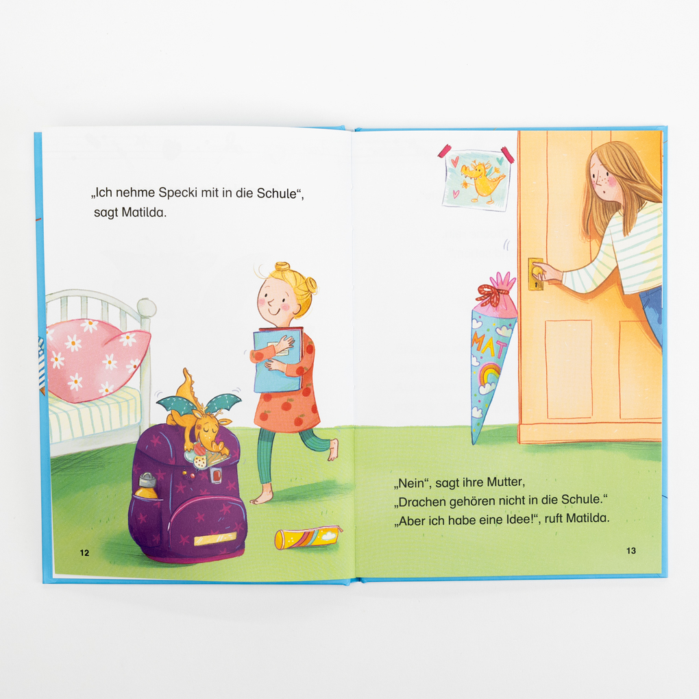 Weitere Ansicht: Spekulatius, der Weihnachtsdrache. Spekulatius geht in die Schule | Tobias Goldfarb