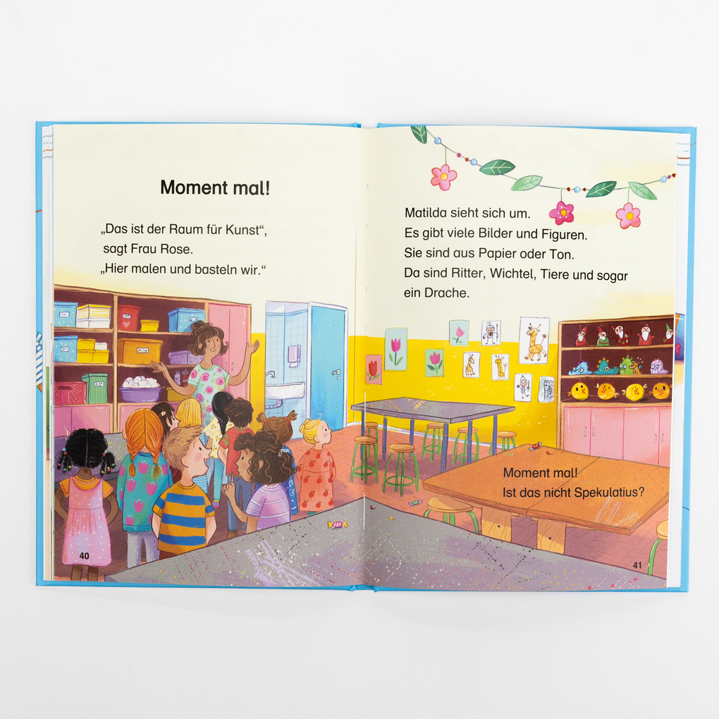 Weitere Ansicht: Spekulatius, der Weihnachtsdrache. Spekulatius geht in die Schule | Tobias Goldfarb