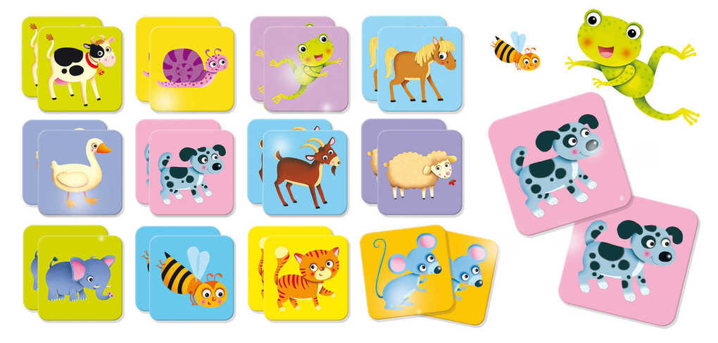 Weitere Ansicht: CAROTINA BABY MEMO Tiere