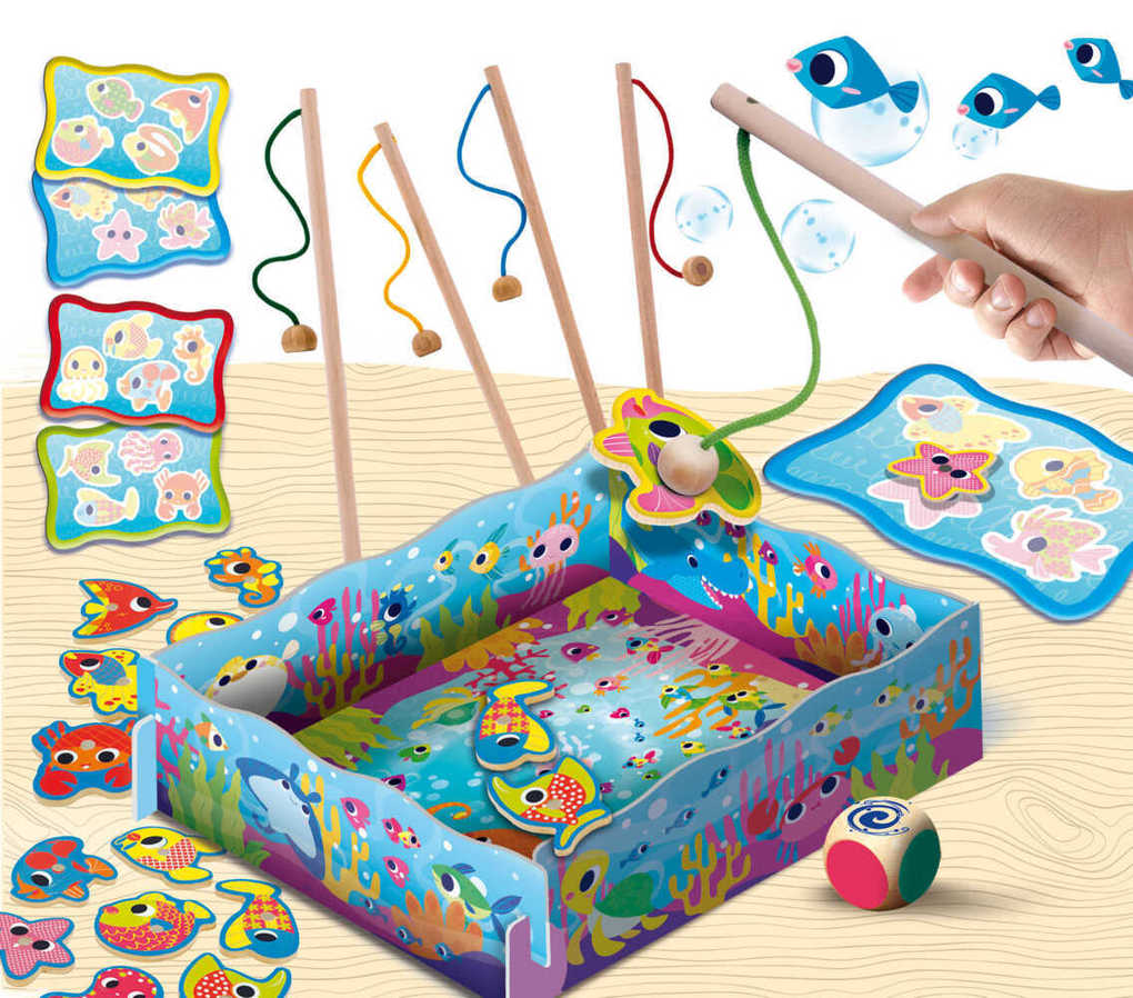 Weitere Ansicht: MONTESSORI Holz Angel Spiel
