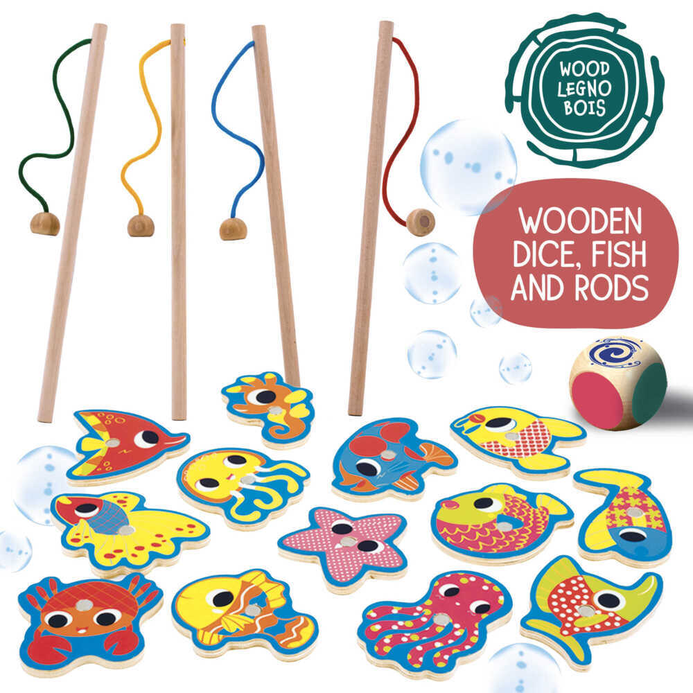 Weitere Ansicht: MONTESSORI Holz Angel Spiel