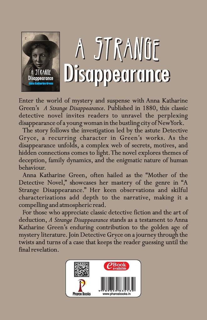 Weitere Ansicht: A Strange Disappearance | Anna Katharine Green