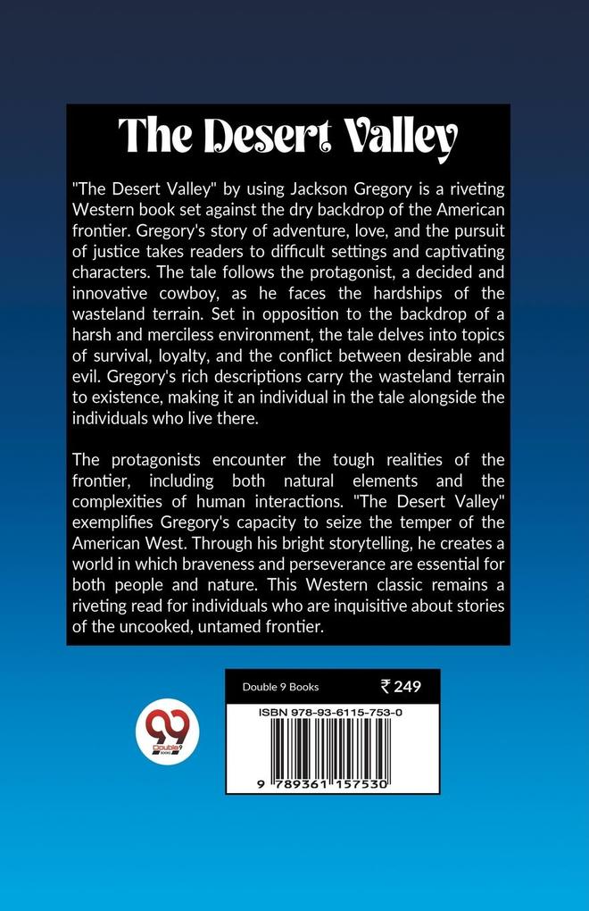 Weitere Ansicht: The Desert Valley | Jackson Gregory
