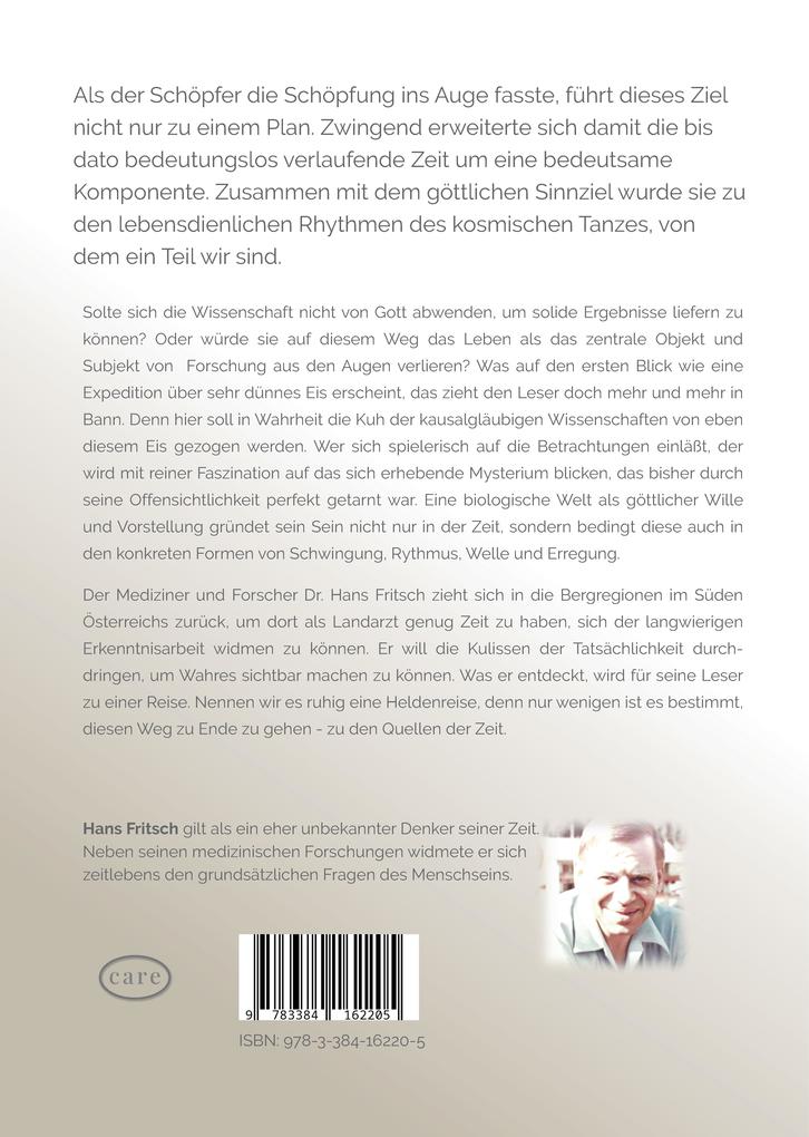 Weitere Ansicht: Die Zeit als Fundament der Biologie | Hans Fritsch