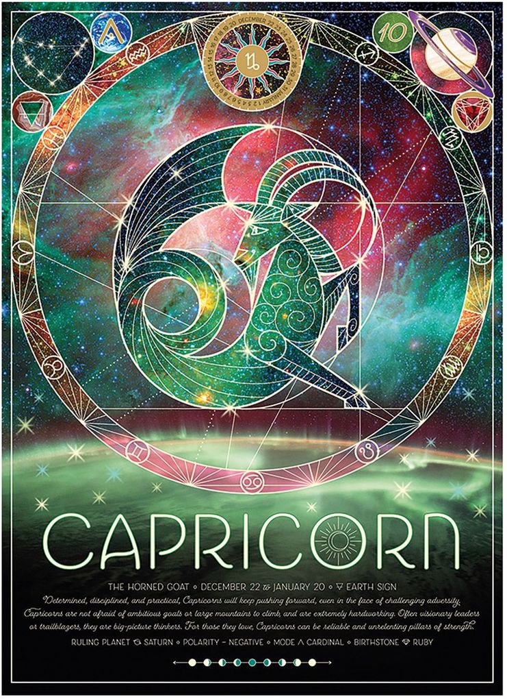 Weitere Ansicht: Sternzeichen Steinbock 500 Teile