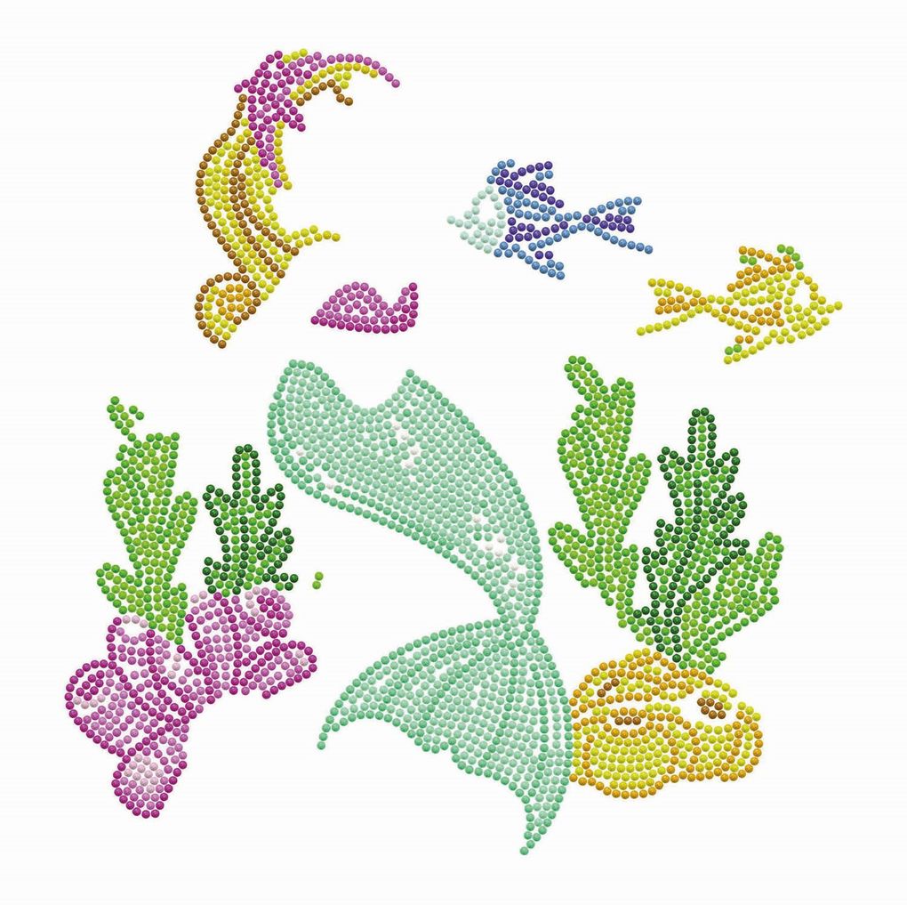 Weitere Ansicht: Diamond Dotz - Diamond Painting Kleine Meerjungfrau