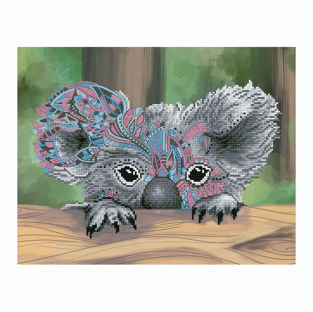 Weitere Ansicht: Diamond Dotz - Diamond Painting Koala bunt