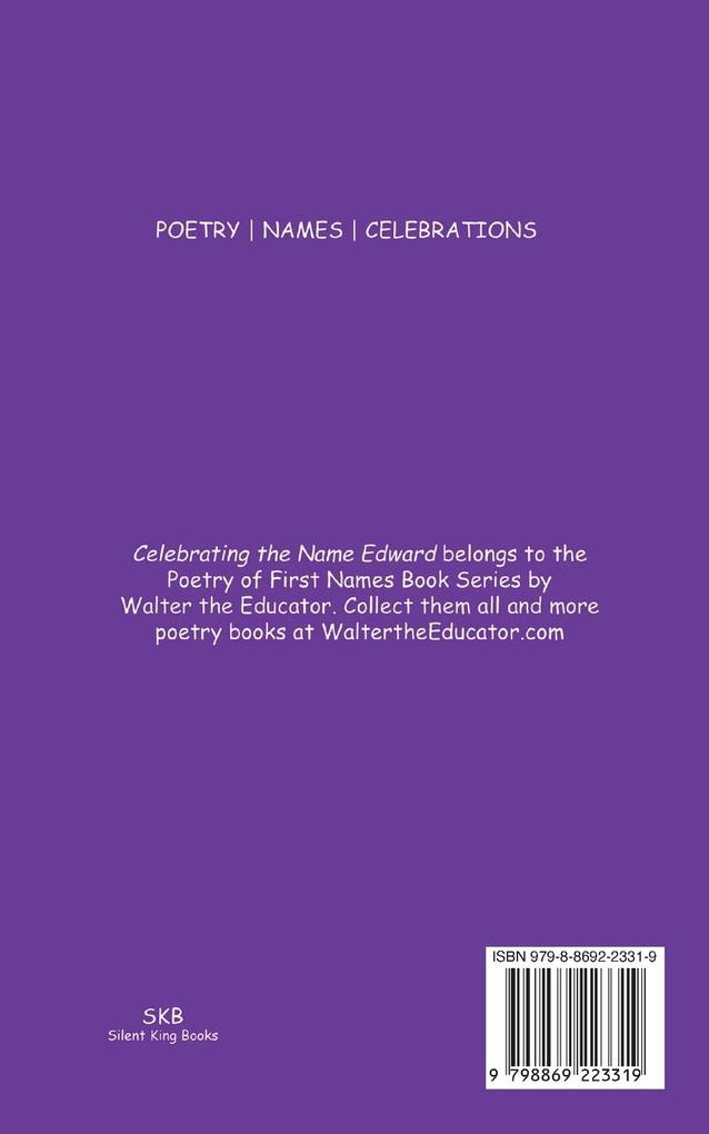 Weitere Ansicht: Celebrating the Name Edward | Walter the Educator