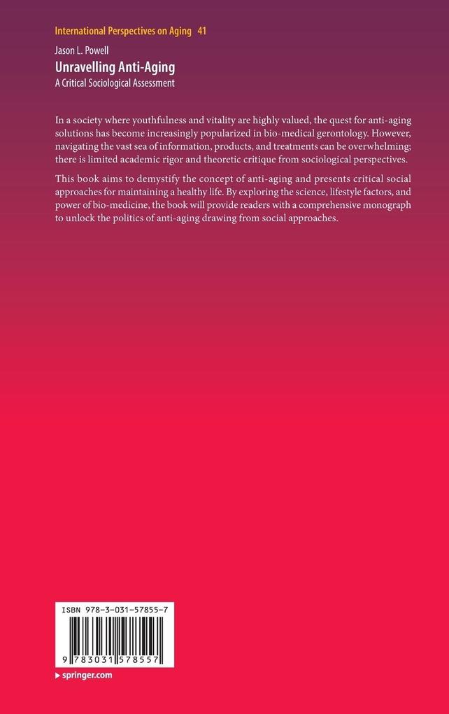 Weitere Ansicht: Unravelling Anti-Aging | Jason L. Powell