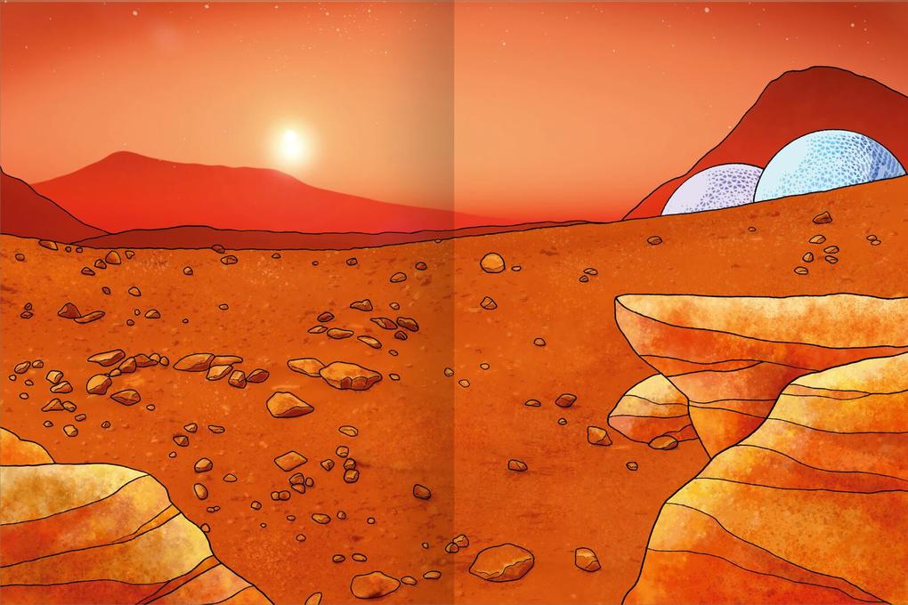 Weitere Ansicht: Erstes Stickern Metallic - Weltall