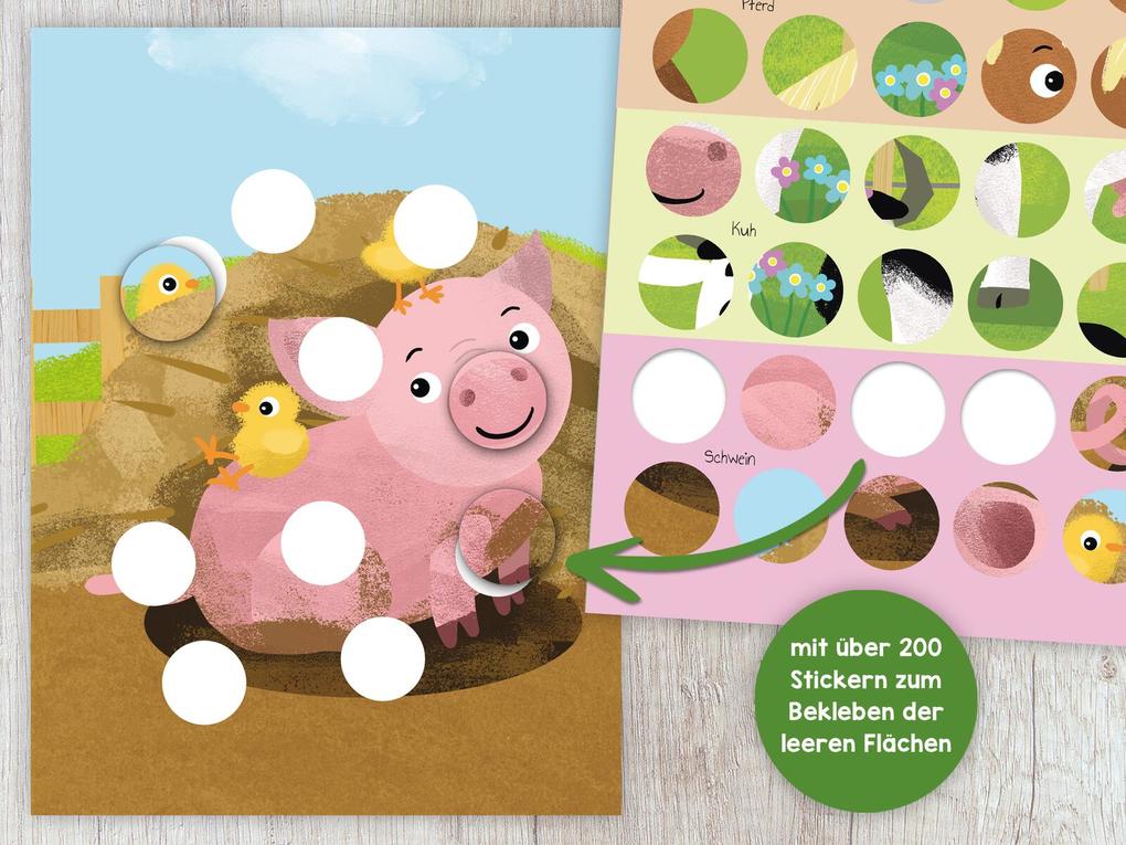 Weitere Ansicht: Meine Puzzle-Sticker - Bauernhof