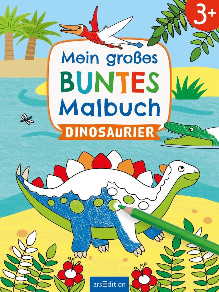 Weitere Ansicht: Mein großes buntes Malbuch - Dinosaurier