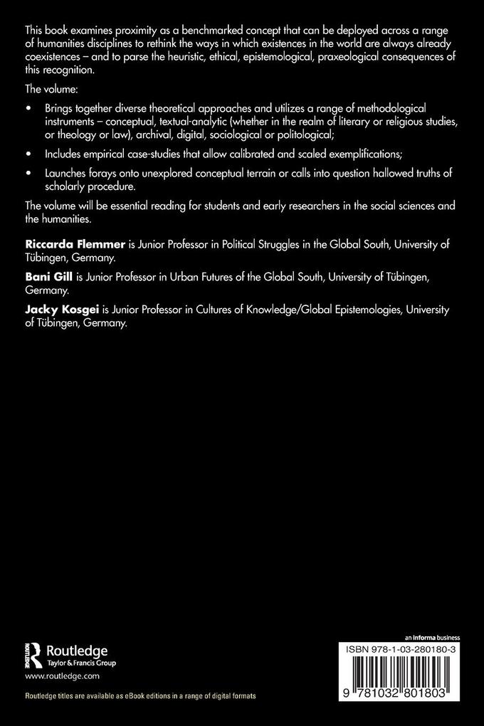 Weitere Ansicht: Proximity as Method