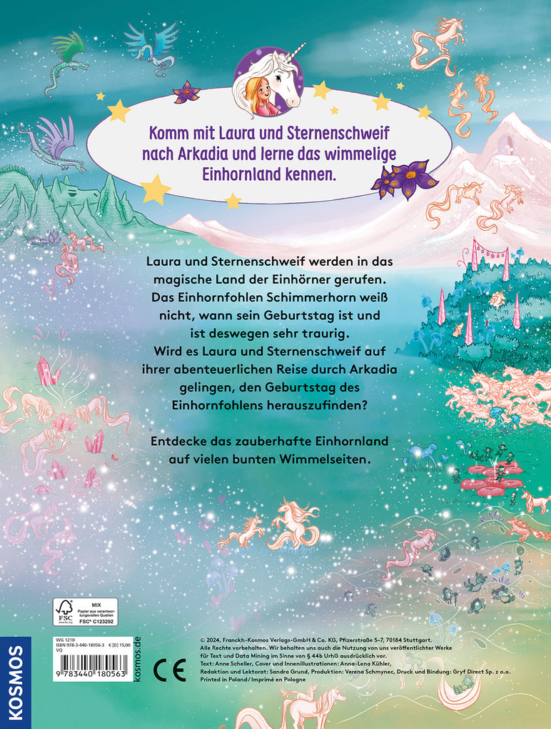 Weitere Ansicht: Sternenschweif, Wimmelbuch, Abenteuer im Einhornland | Linda Chapman