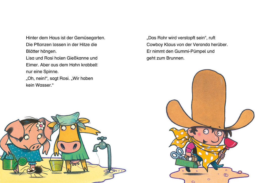 Weitere Ansicht: Cowboy Klaus und Otto der Ochsenfrosch | Eva Muszynski, Karsten Teich