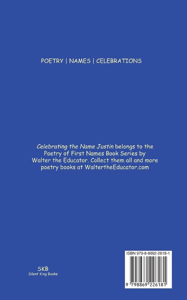 Weitere Ansicht: Celebrating the Name Justin | Walter the Educator
