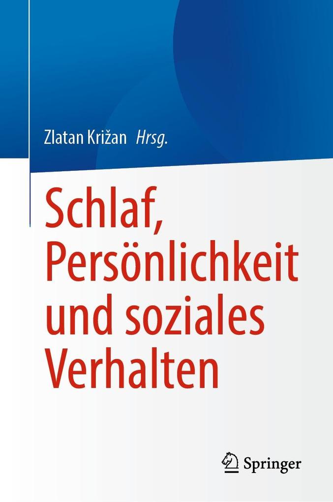 Produktbild: Schlaf, Persönlichkeit und soziales Verhalten