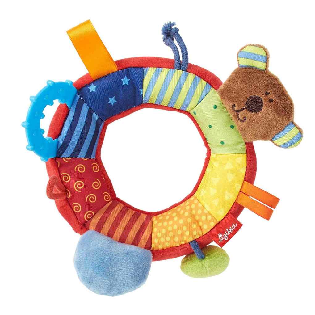 Produktbild: sigikid 40490 - Greifling Aktiv-Ring Bär Kinderbunt