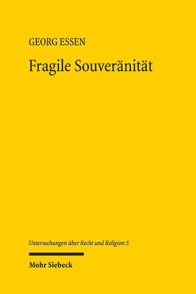 Produktbild: Fragile Souveränität | Georg Essen