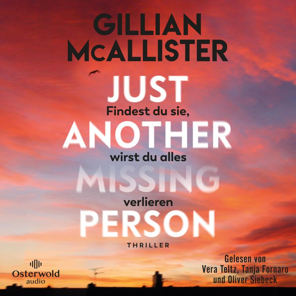 Produktbild: Just Another Missing Person Findest du sie, wirst du alles verlieren | Gillian McAllister