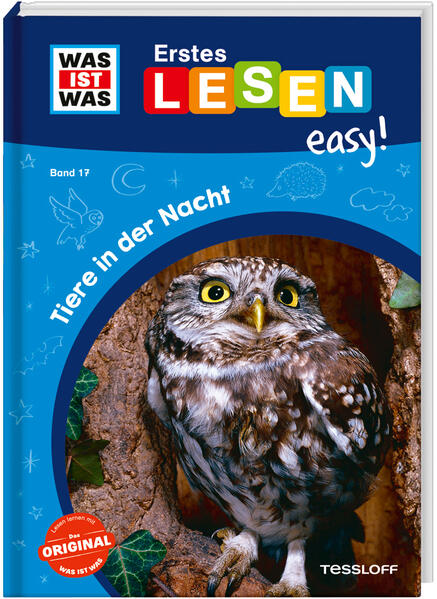 Produktbild: WAS IST WAS Erstes Lesen easy! Band 17. Tiere in der Nacht | Sonja Meierjürgen