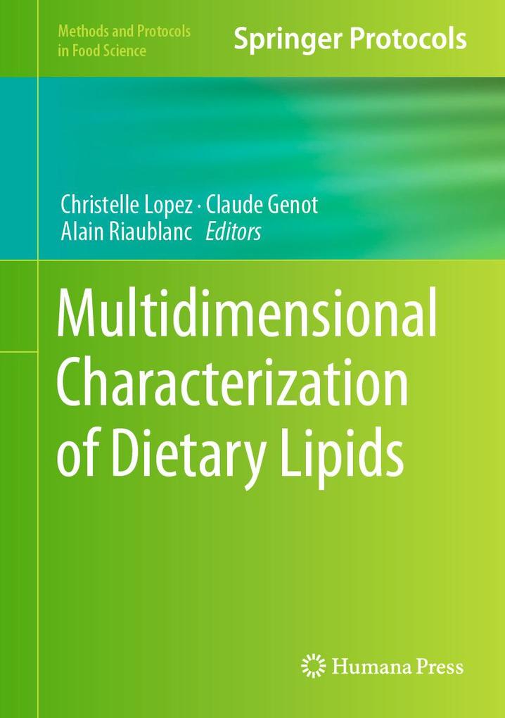 Produktbild: Multidimensional Characterization of Dietary Lipids