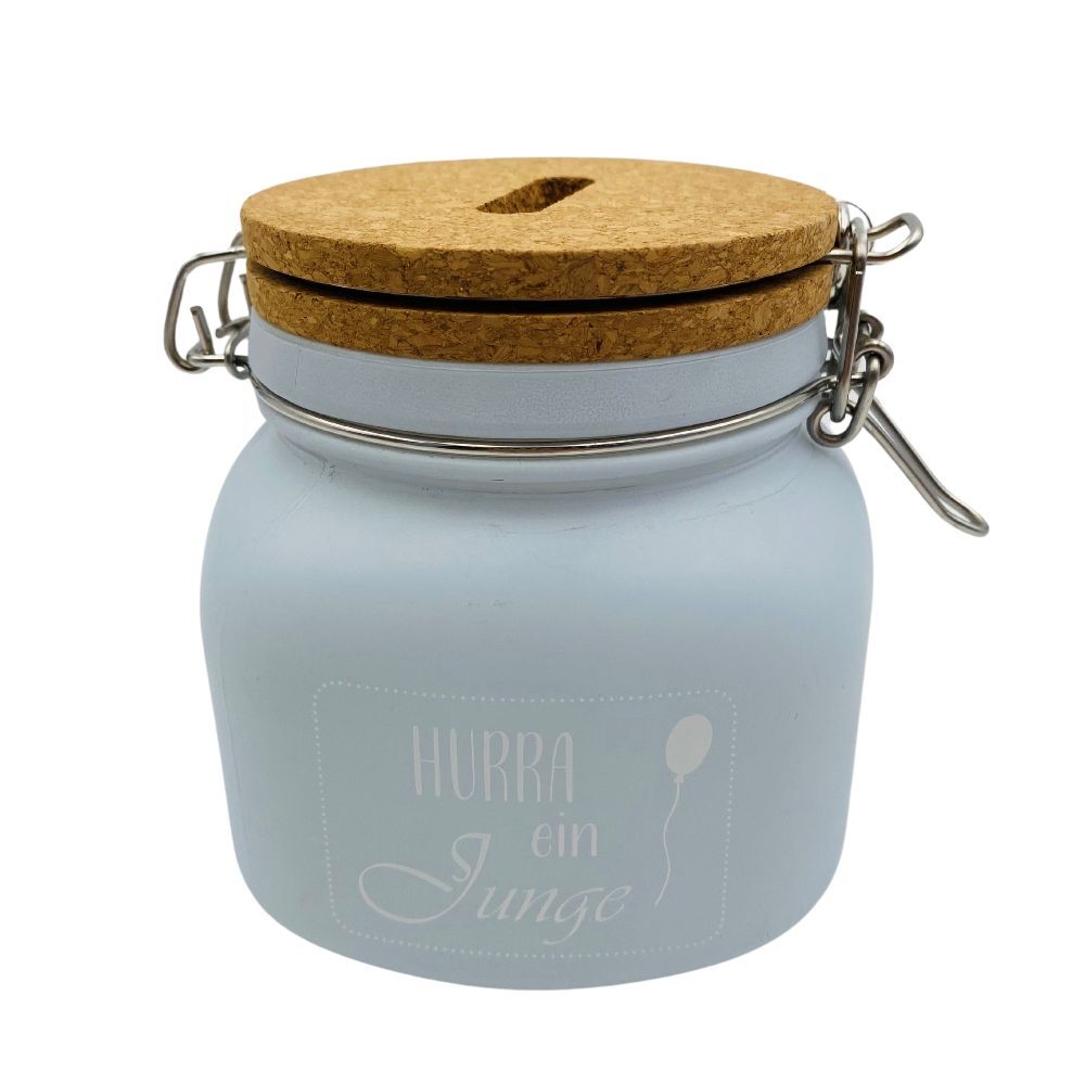 Produktbild: Sparglas Hurra ein Junge