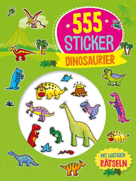 Produktbild: 555 Sticker Dinosaurier