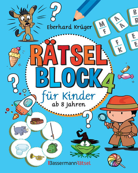 Produktbild: Rätselblock 4 für Kinder ab 8 Jahren (5 Exemplare à 3,99) | Eberhard Krüger