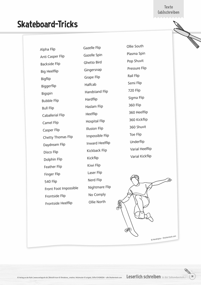 Weitere Ansicht: Leserlich schreiben in der Sekundarstufe I