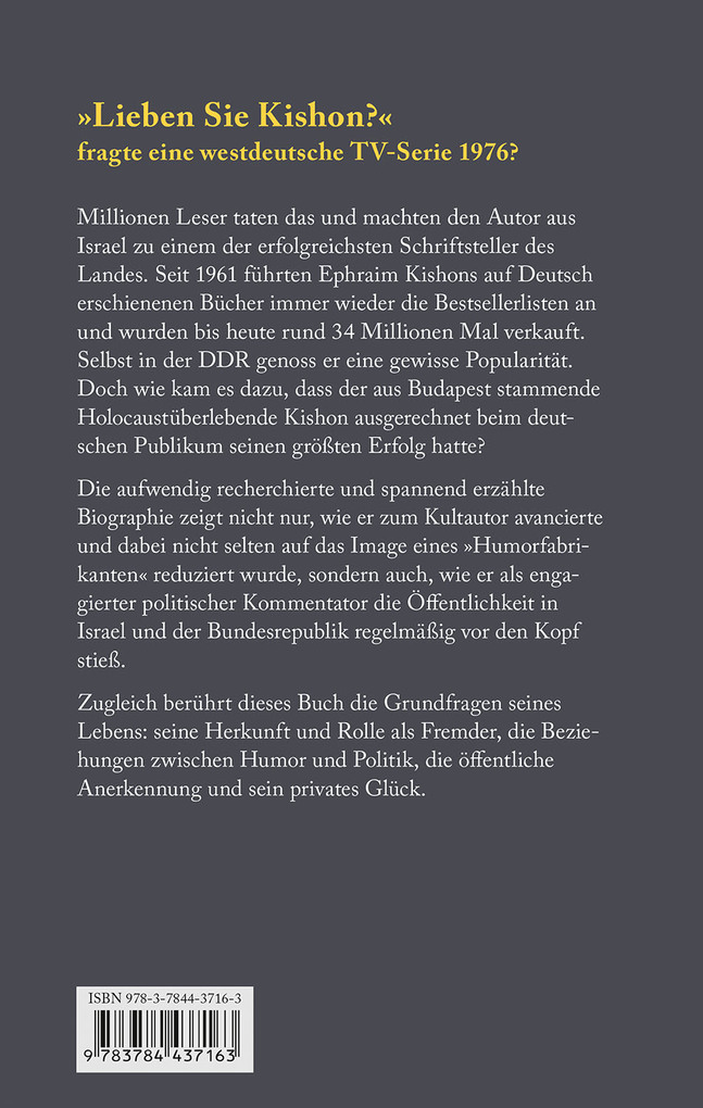 Weitere Ansicht: Ephraim Kishon | Silja Behre