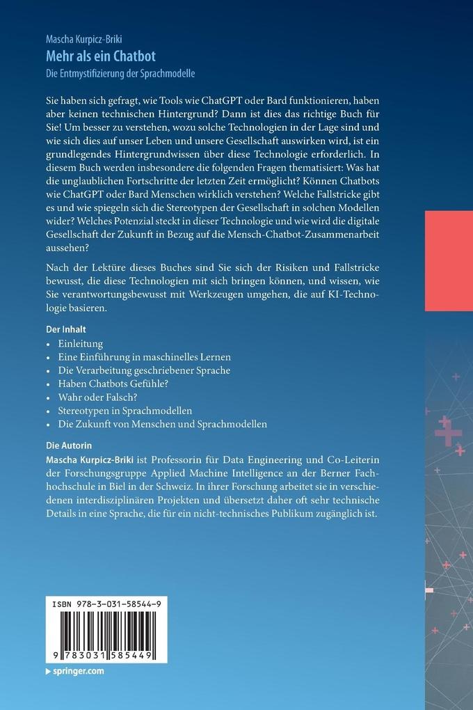 Weitere Ansicht: Mehr als ein Chatbot | Mascha Kurpicz-Briki