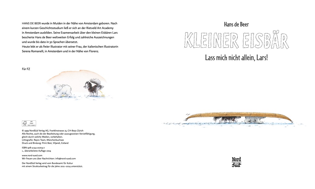 Weitere Ansicht: Kleiner Eisbär - Lass mich nicht allein, Lars! | Hans de Beer