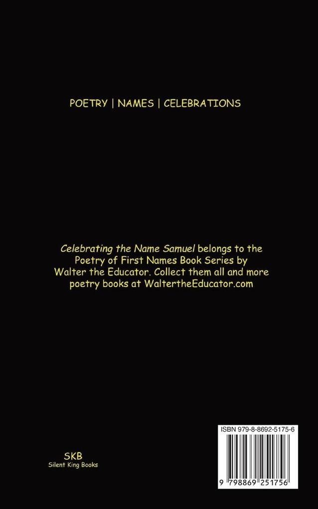 Weitere Ansicht: Celebrating the Name Samuel | Walter the Educator