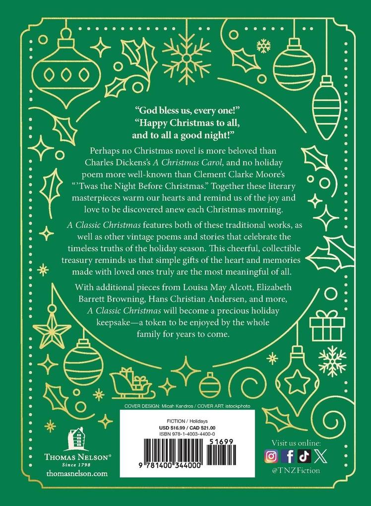 Weitere Ansicht: A Classic Christmas | Louisa May Alcott, Charles Dickens, Hans Christian Andersen