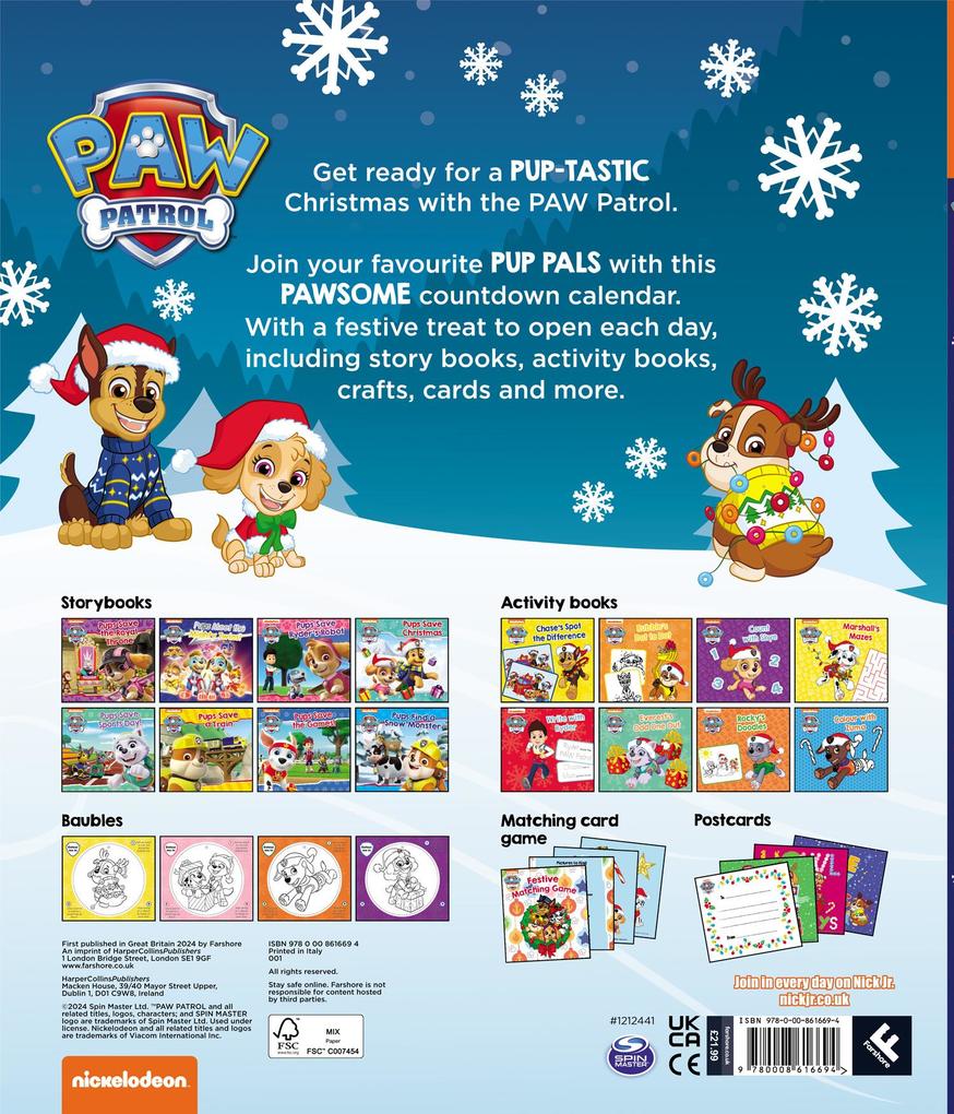 Weitere Ansicht: Paw Patrol Advent Calendar | Paw Patrol